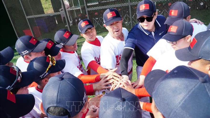 Vietnam compete in first international baseball tournament